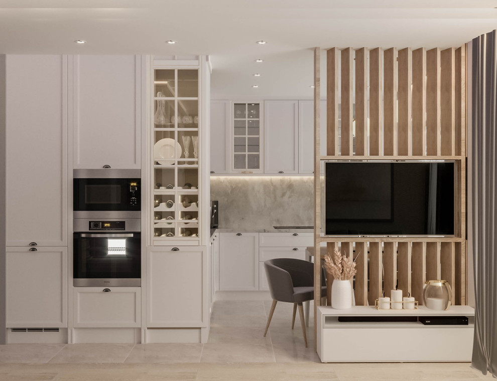 Квартира в современном стиле с теплыми тонами и уютной атмосферой