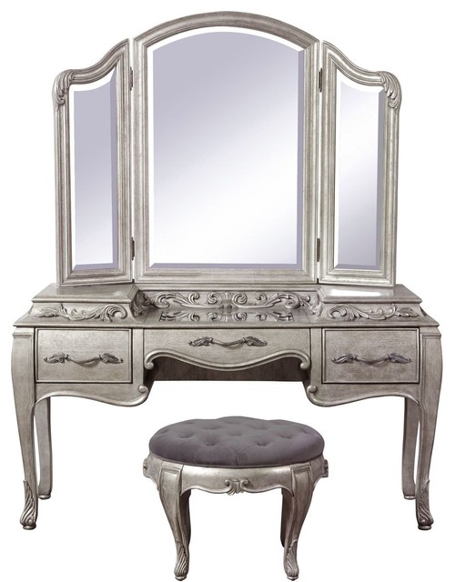 Pulaski Furniture Rhianna 3 Piece Vanity Set Mirror And Pulaski Furniture Rhianna 3 Piece Vanity Set Mirror And Stool