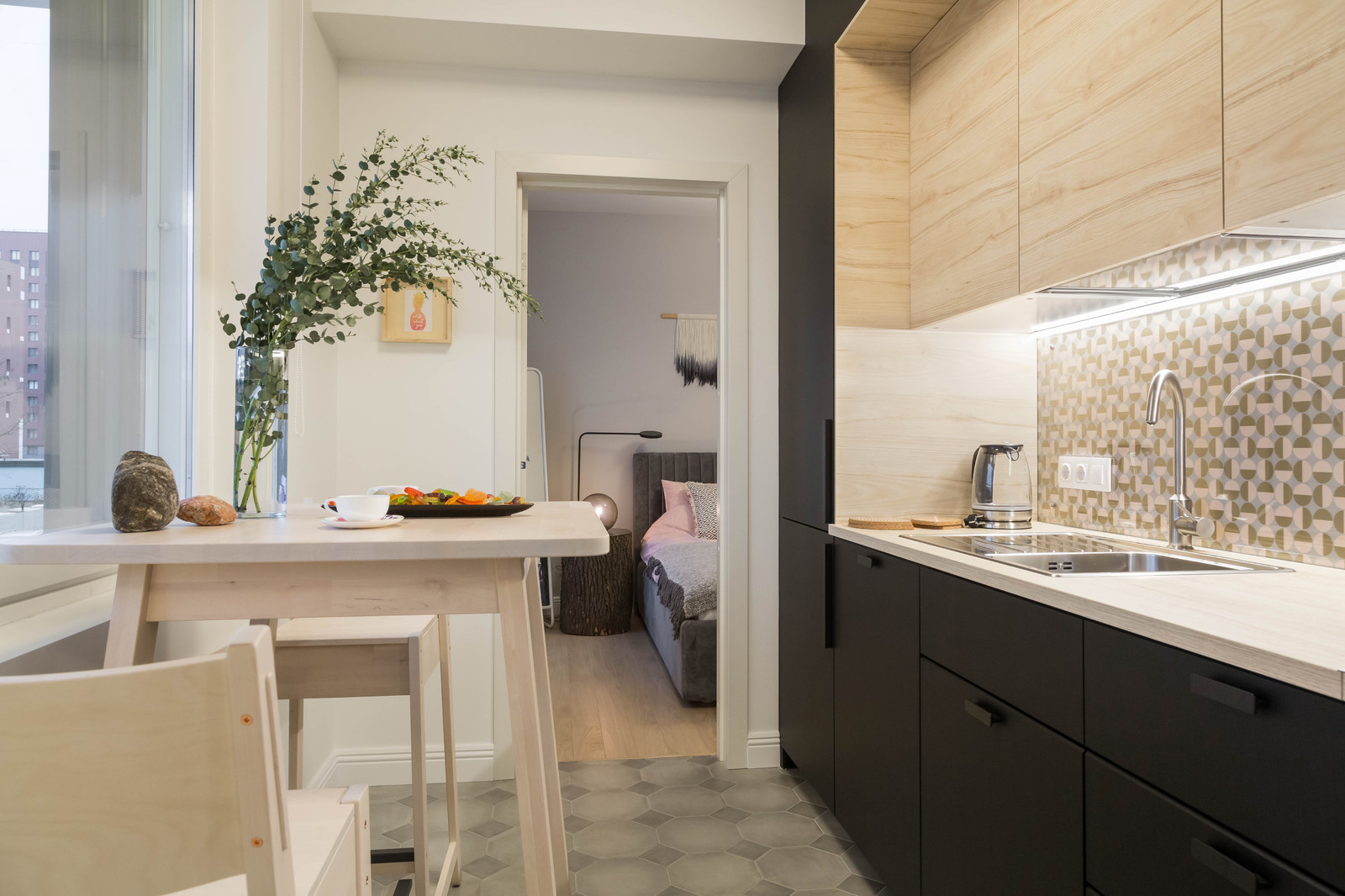 Зефирно-розовый скандинавский