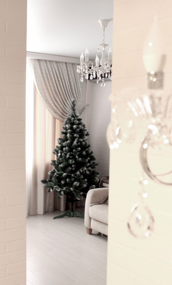 Текстильное оформление квартиры студии в Москве