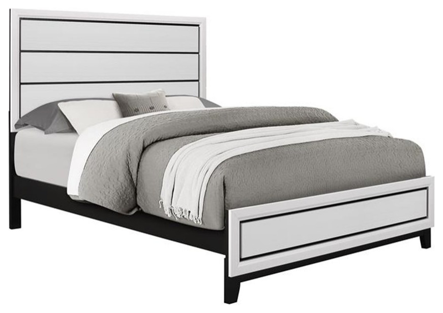 Global Furniture USA Kate White Queen Bed