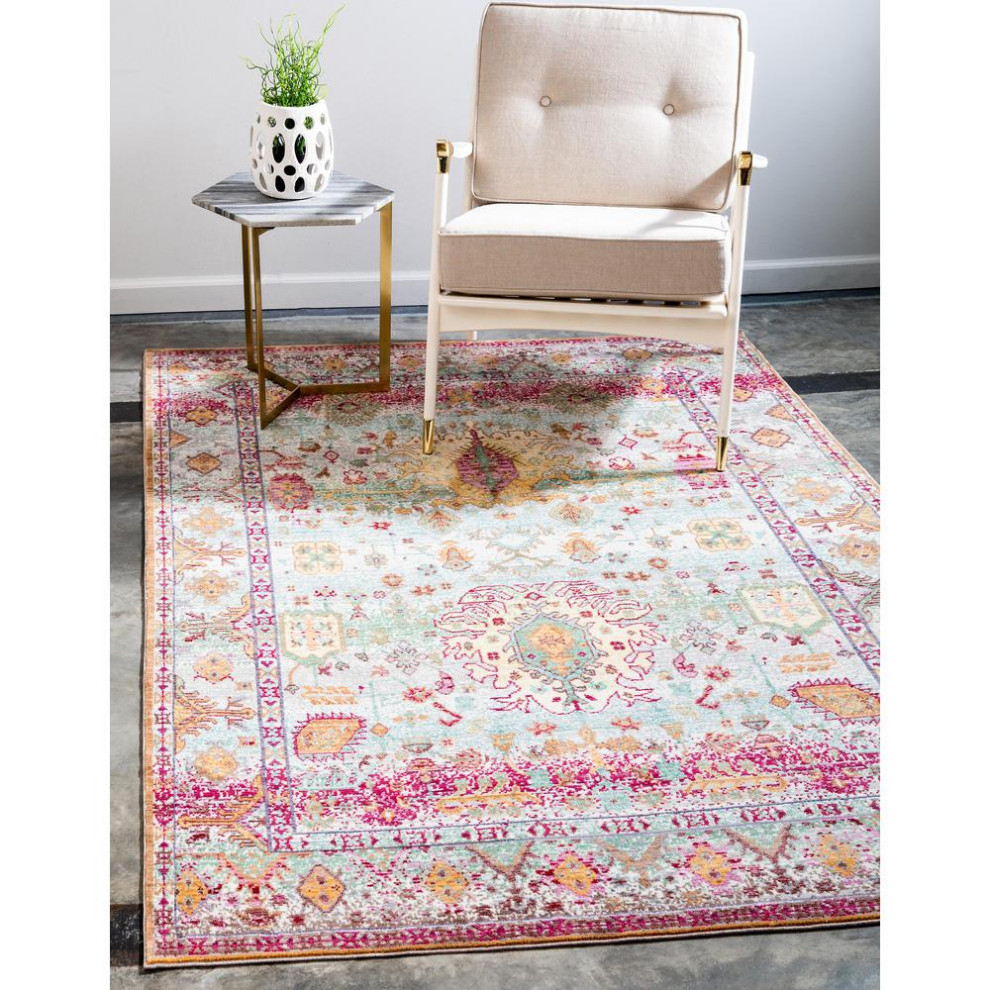 Unique Loom Carmen Austin Rug, 6'x9' Mediterranean Area Rugs by