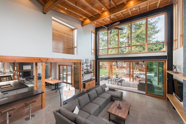 Willow Residence rustic-family-room
