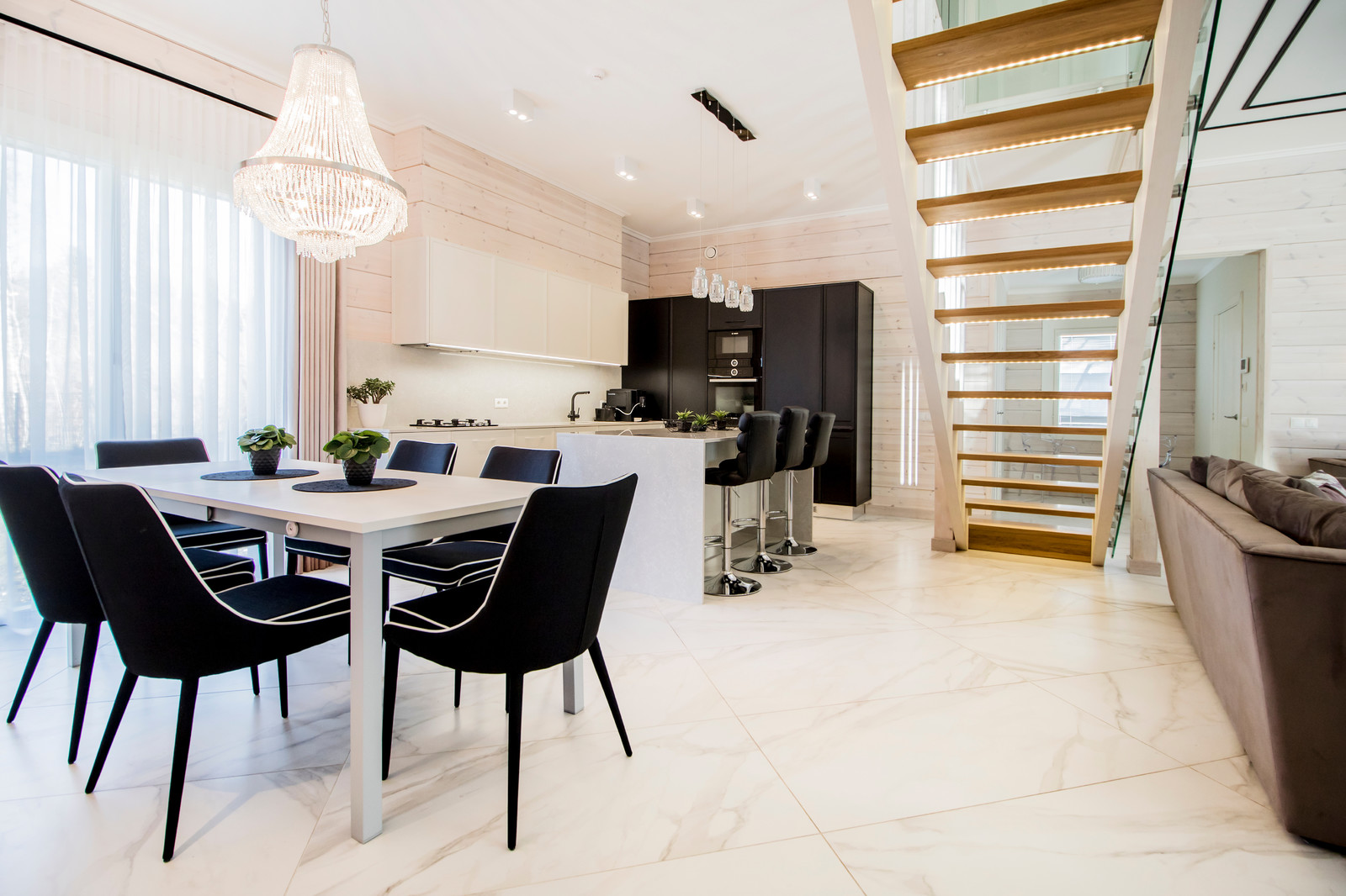 Inside a Wooden House