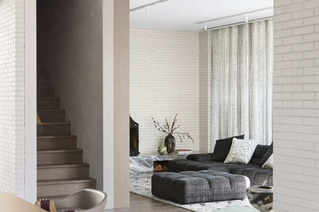 Flow House contemporary-vardagsrum