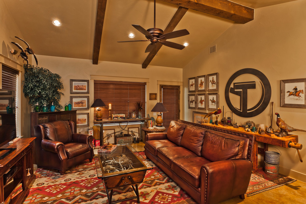 Country living room in Austin.
