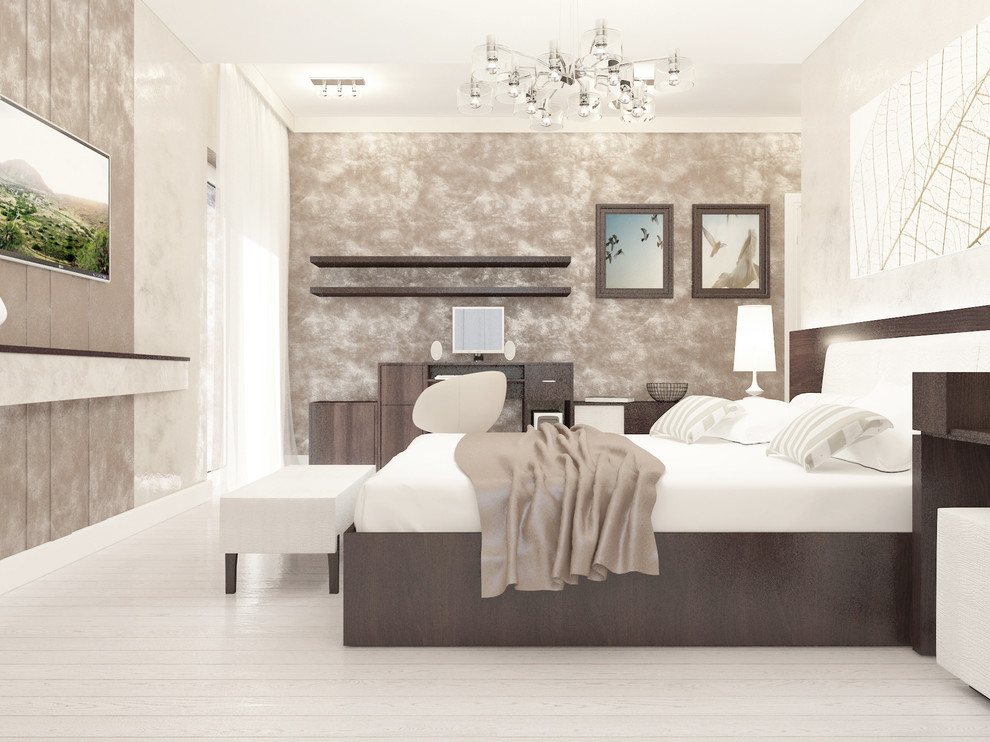 Современный интерьер в светлых тонах