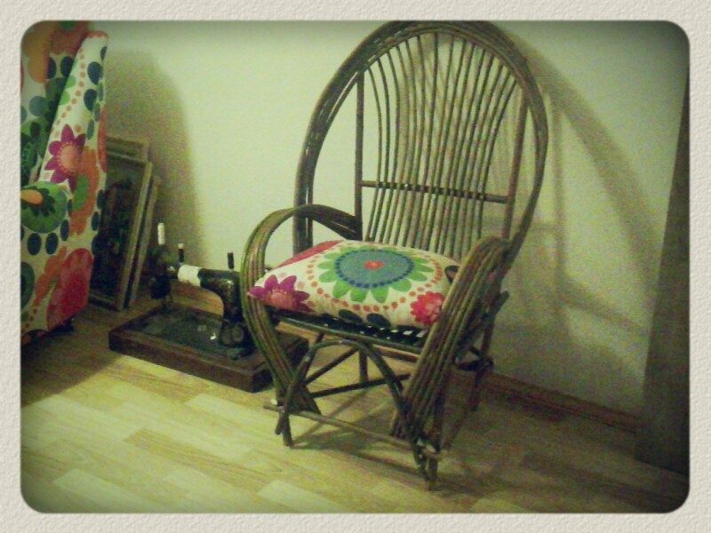 садовая мебель из ивы и ореха