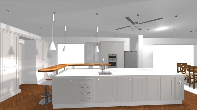OnePlan project : RS Kitchen transitional-rendering