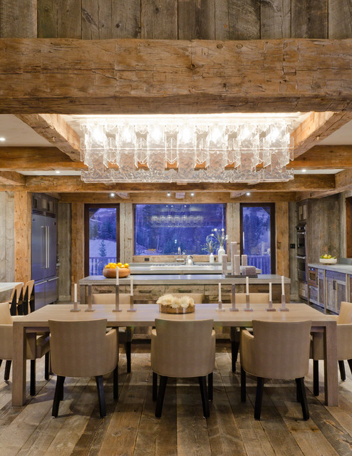 Rustic Redux rustic-dining-room