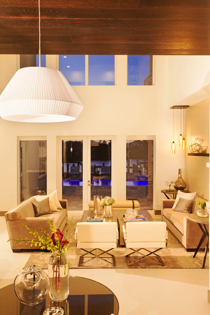 Interior Design - Contemporary Comfort trendy-dagligstue