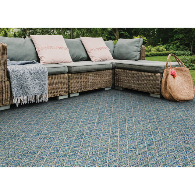 Trinidad Area Rug, Indoor, Outdoor Accent Carpet, 3'x12' Scandinavian