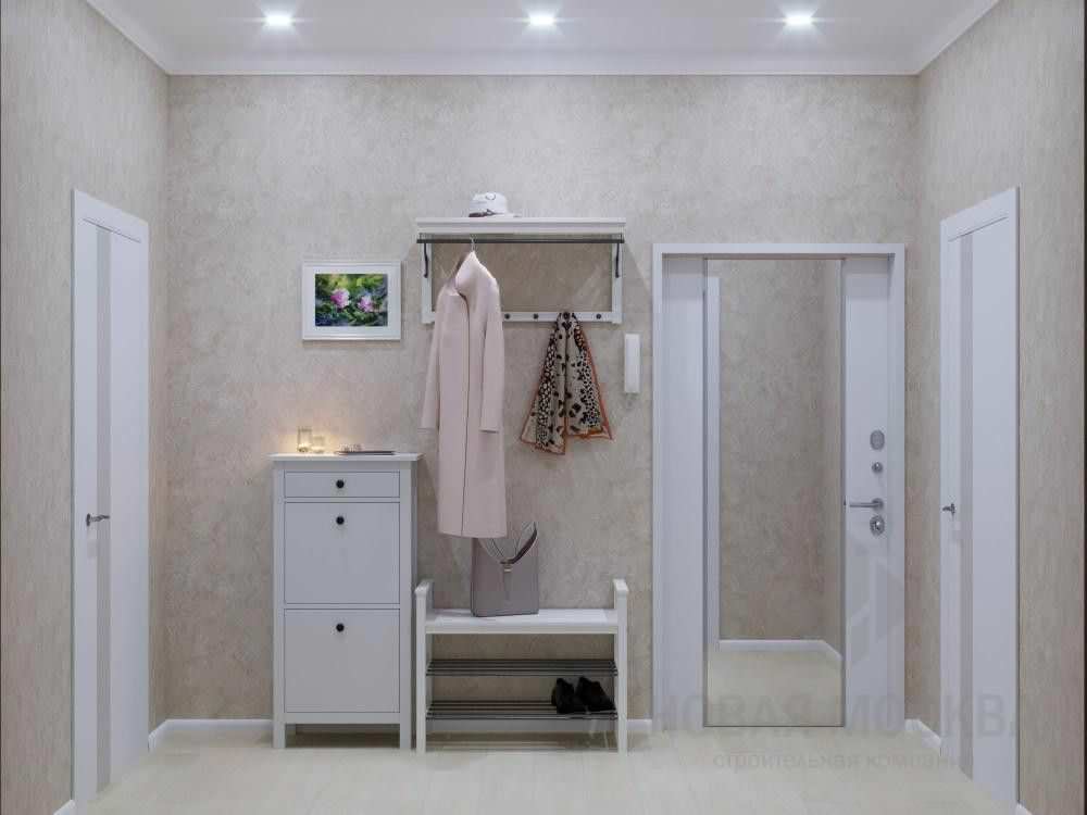 Дизайн-проект двухкомнатной квартиры 55 кв.м в ЖК «Москва А101»