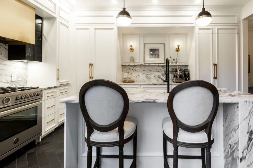 Parisian Inspired Kitchen Renovation NDG