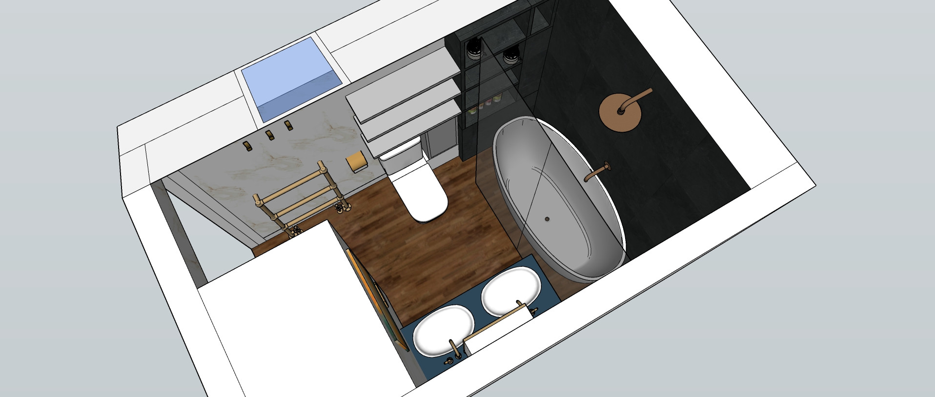 Bathroom Design - Designing Stage