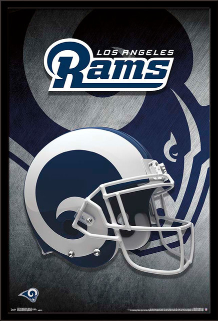 Helmet 18 Wall Poster Multi Trends International Los Angeles Rams 