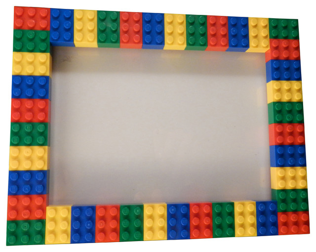 lego figures picture frame