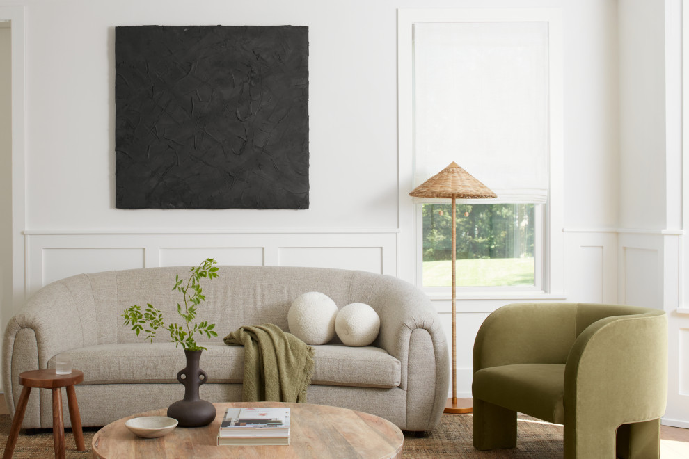 Inspiration for a transitional home design remodel in Boston
