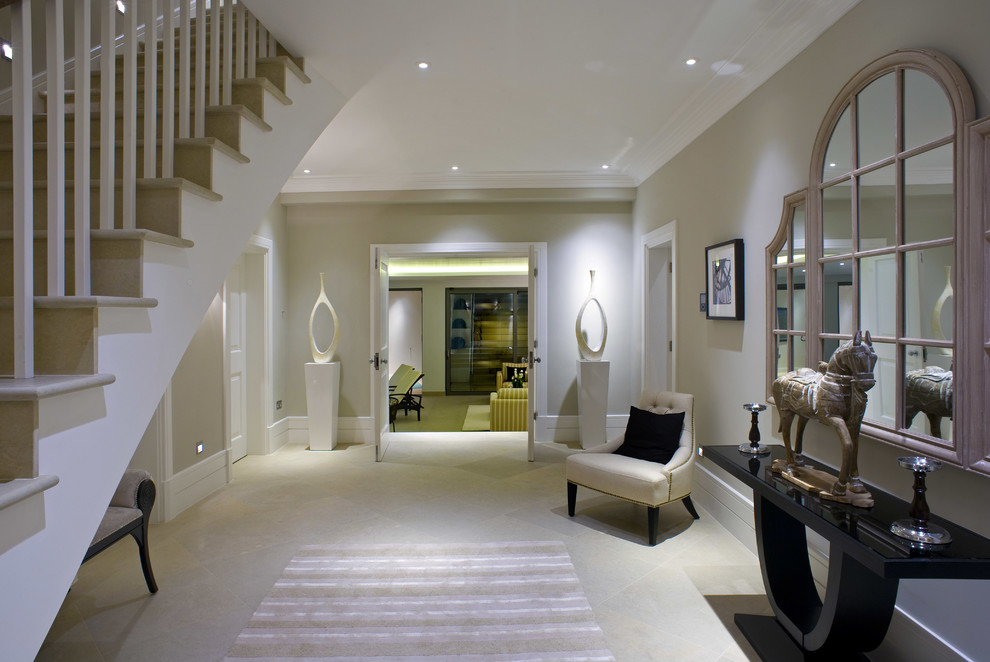 Transitional home design in London.