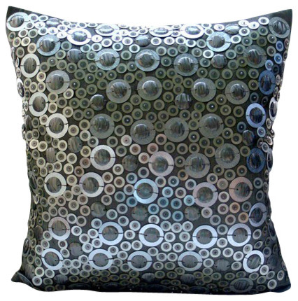 shiny throw pillows