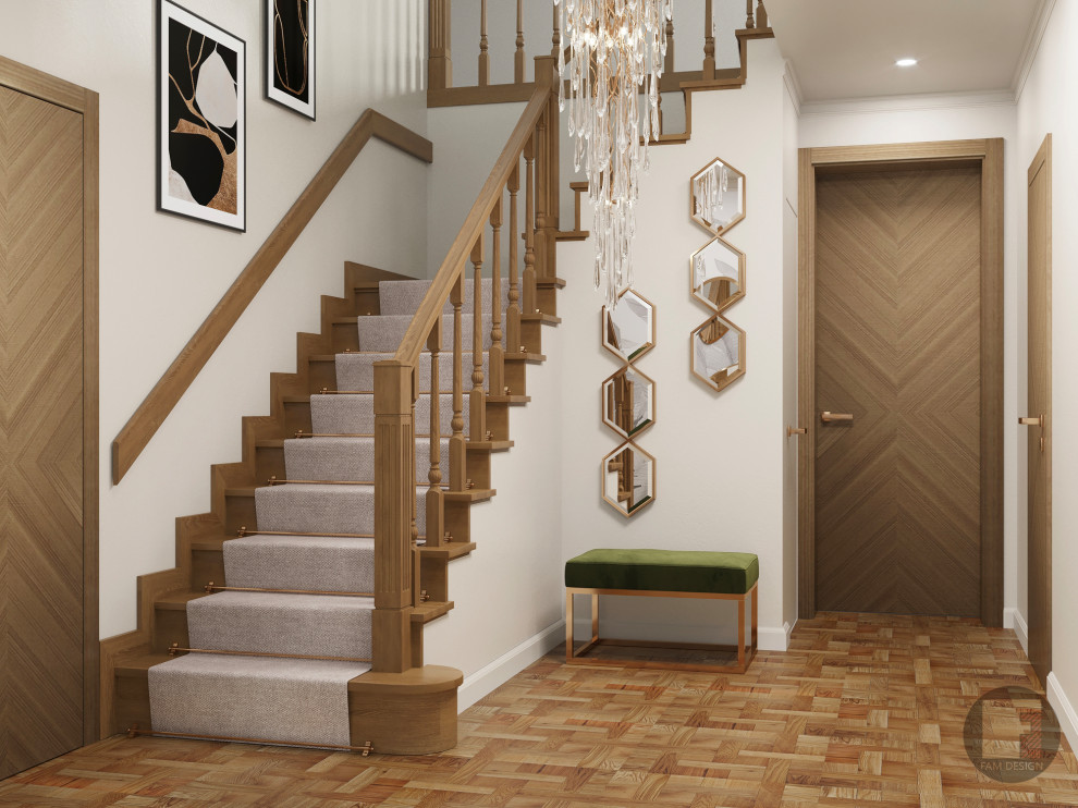 Стильная гостиная в неоклассике