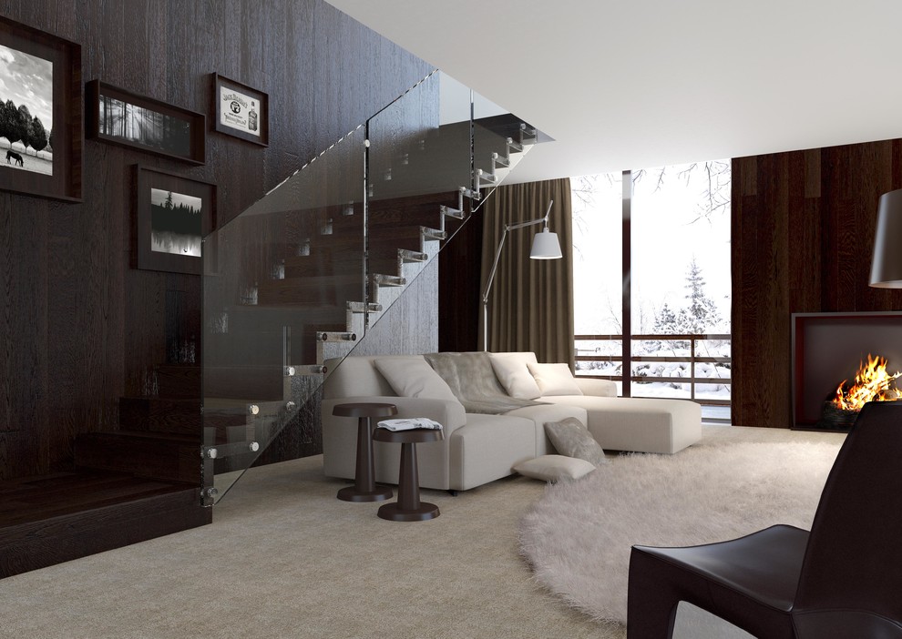 Интерьерные Лестницы из Стекла