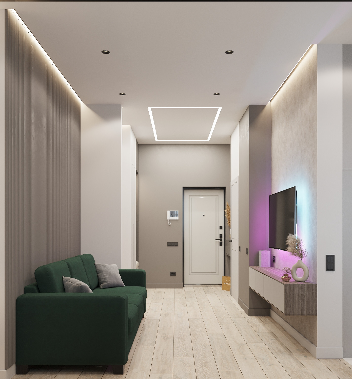 Современная кухня-столовая ЖК Аристократ