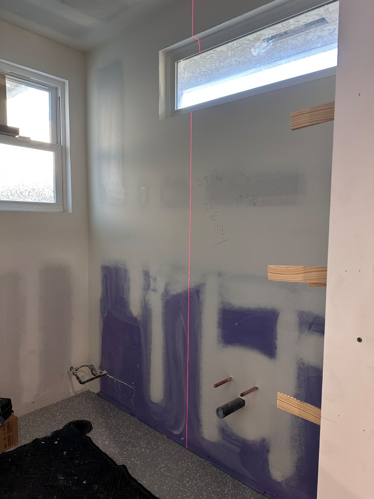 Bathroom accent wall | Long Beach