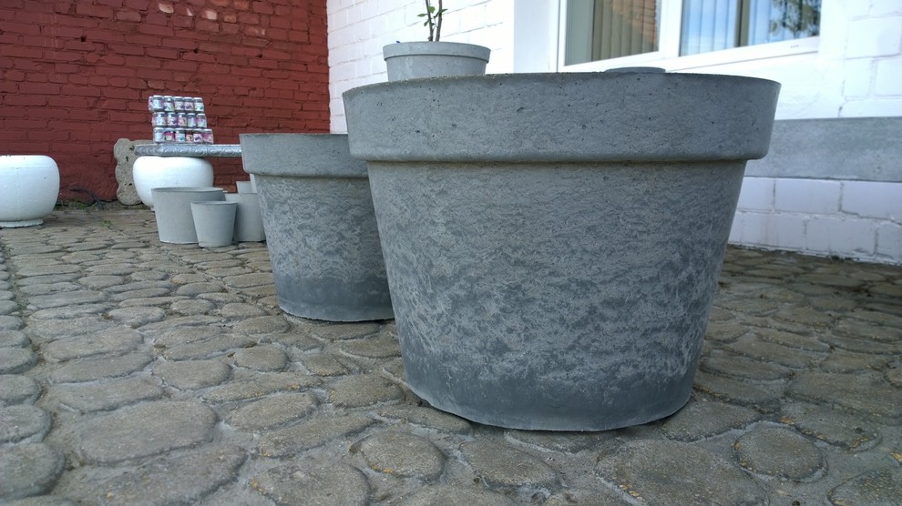 Кашпо из бетона