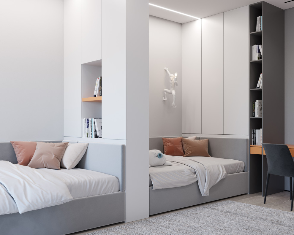 Квартира 77 м2 в современном стиле для творческих личностей