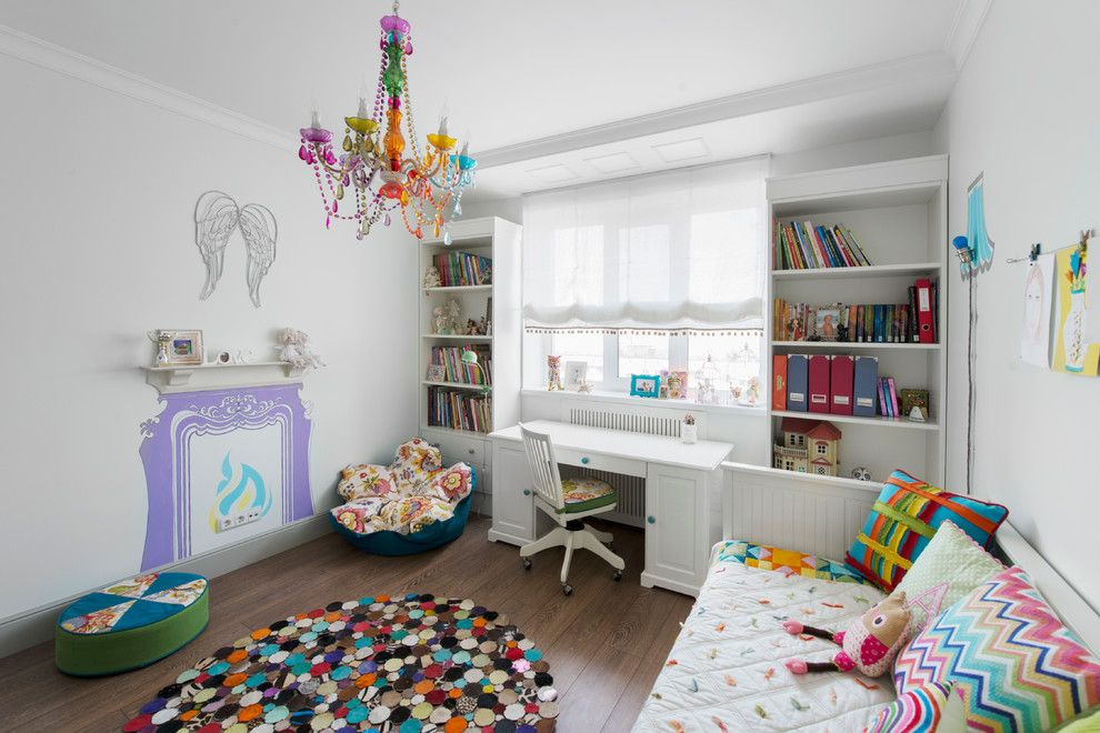 Photo of an eclectic kids' room in Moscow.