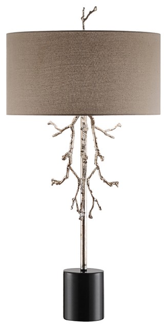 black contemporary table lamps