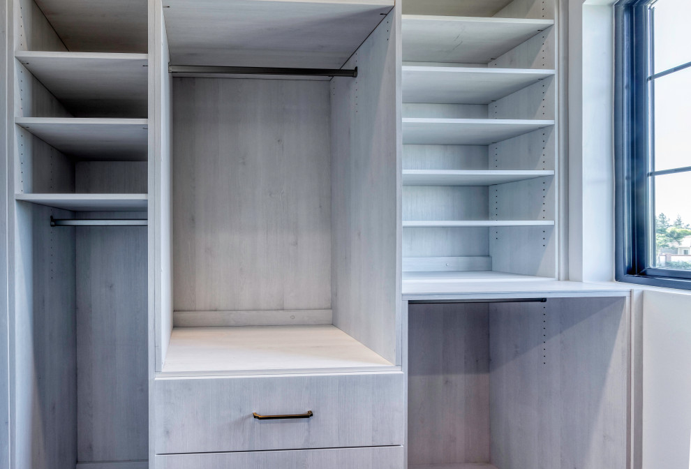 Custom Walk-In Closet Storage | French Country Transitional Estate