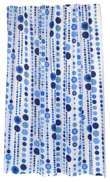 Carnation Home Extra Long Mia Fabric Shower Curtain Contemporary Mia 84 Extra Long Shower Curtain