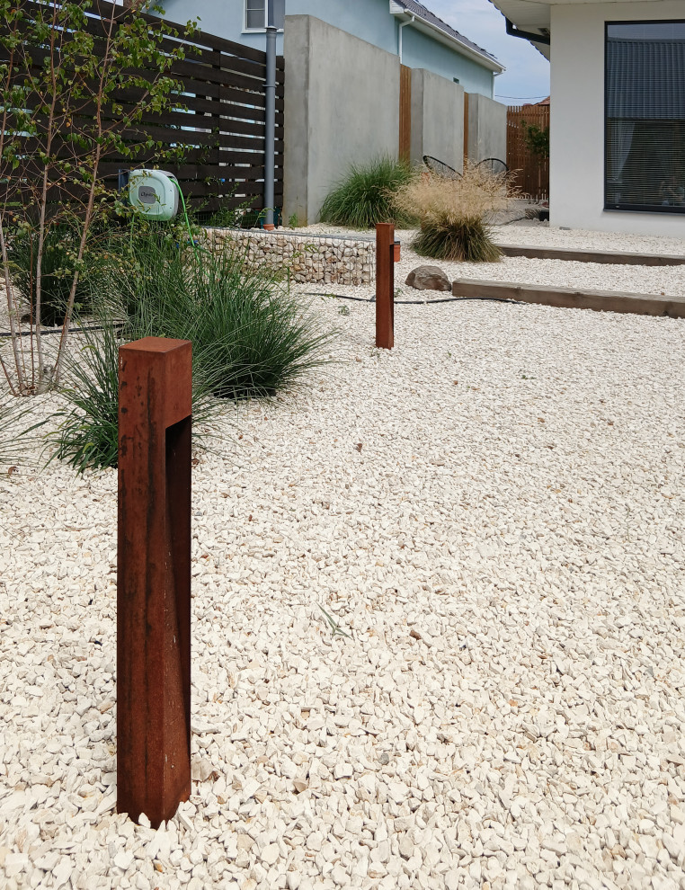 Реализованный дизайн-проект дома и ландшаф 160м2 в Волгограде, поселок Латошинка