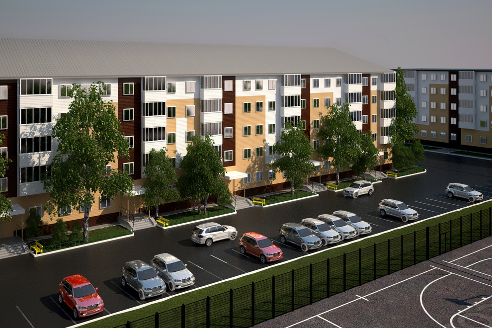 Дизайн благоустройства дворовой территории