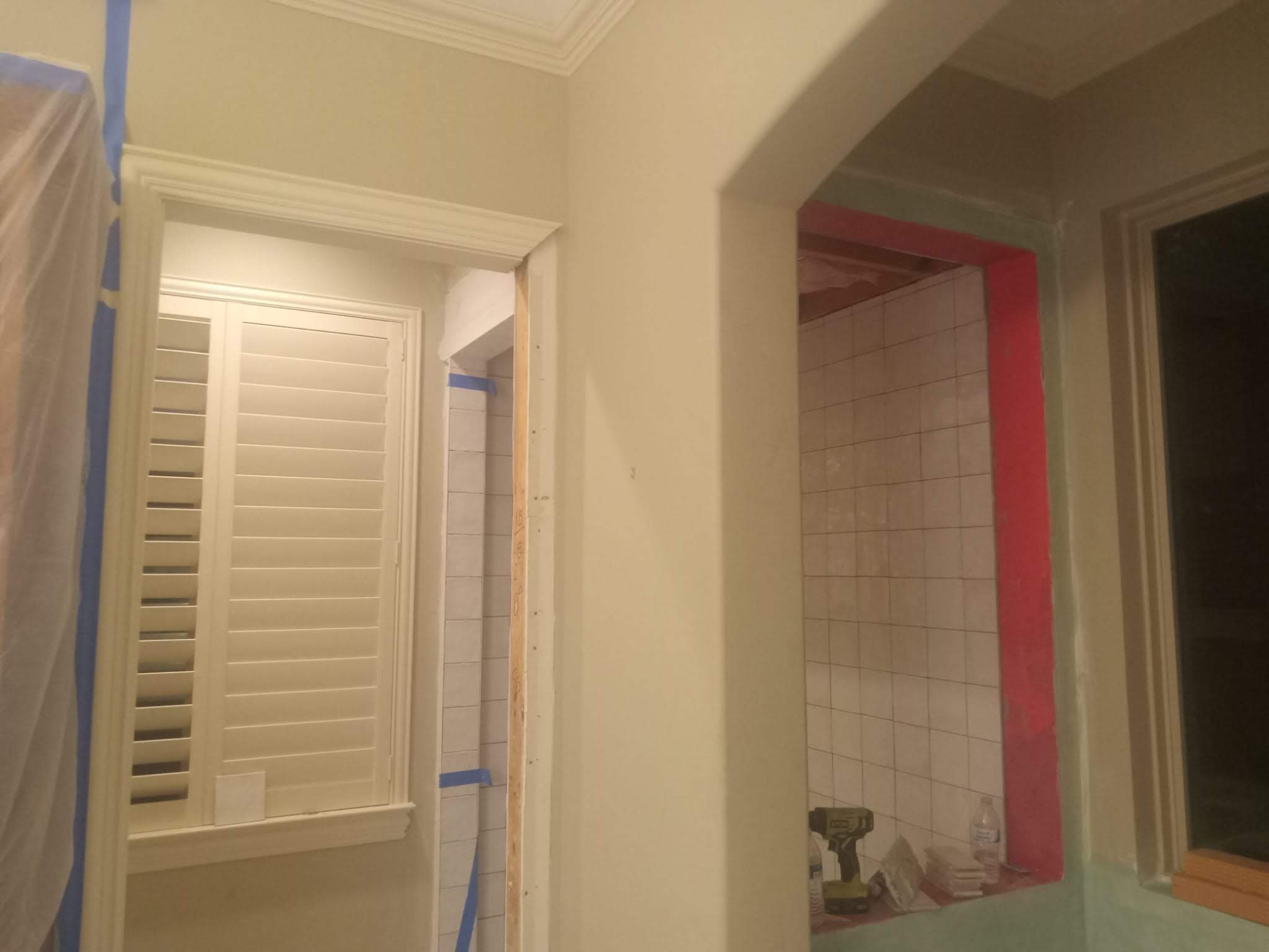 Water Damage shower