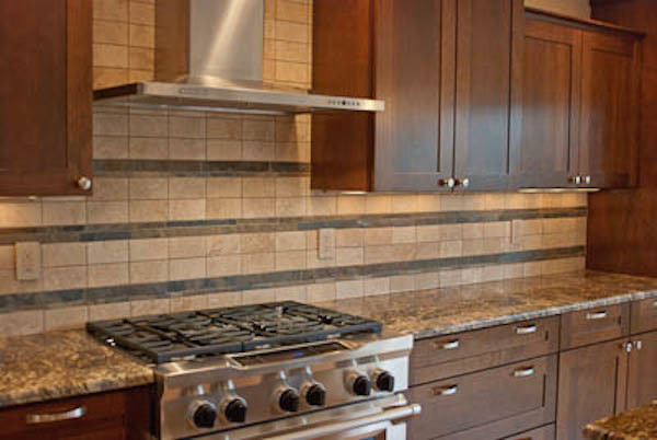 Transitional kitchen photo in Denver