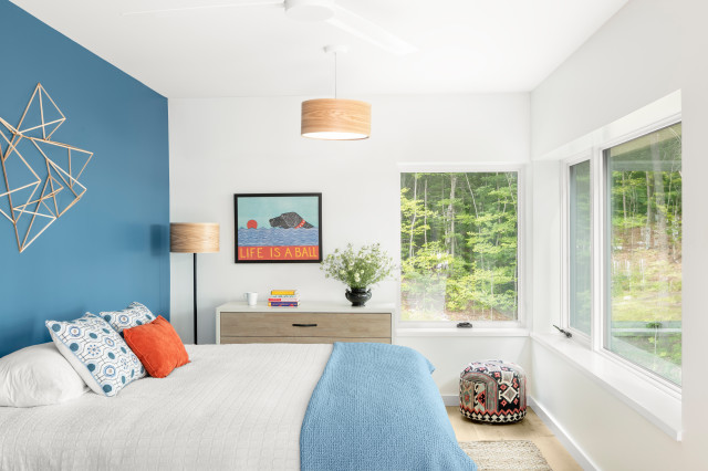 Crescent Lake Home contemporaneo-camera-da-letto