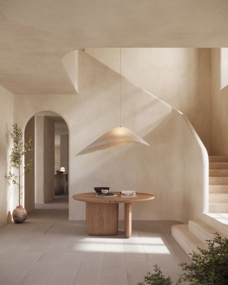 Example of a tuscan staircase design in Philadelphia
