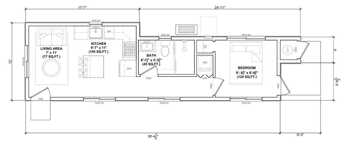 1 Bedroom - Tallulah