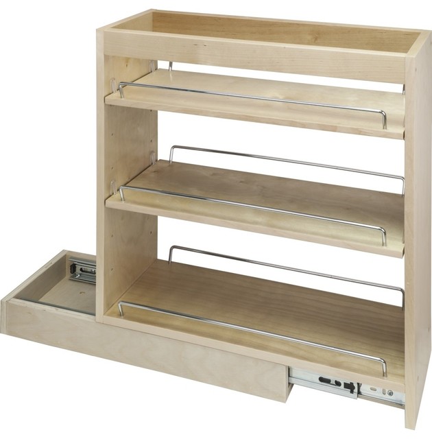 Base Cabinet Pullout 5 X 21 X 24 Transitional Pantry And