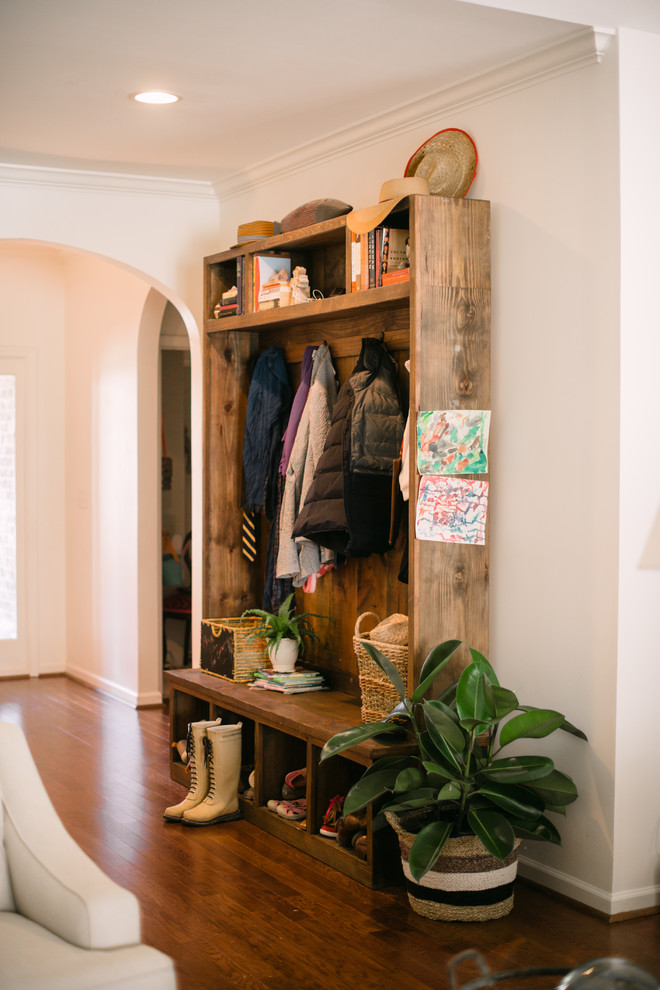 Eclectic entryway in Birmingham.