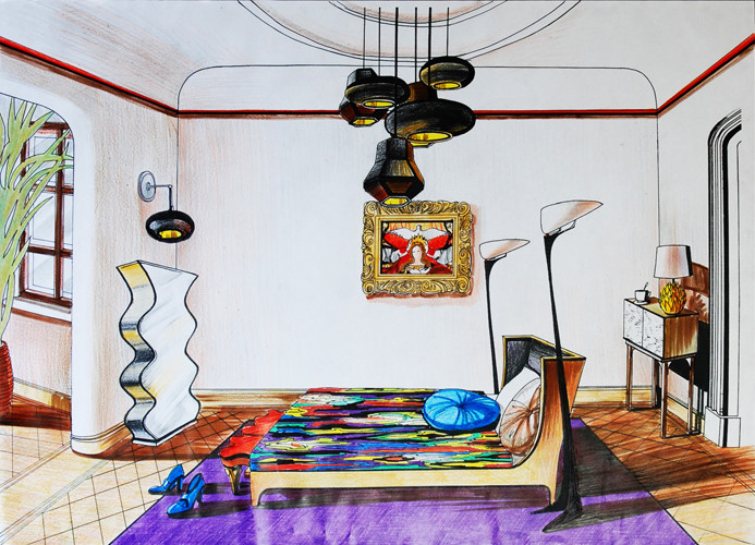 Дизайн интерьера. Эскизы