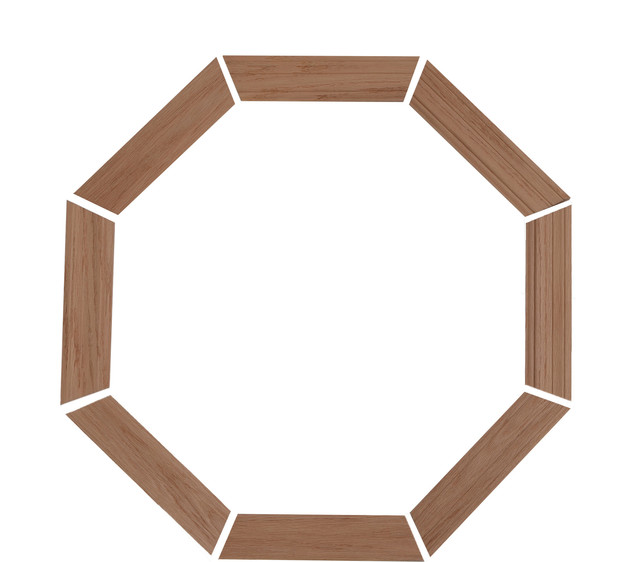 JJJ Specialty Company Trim Kit For Wood Vent Octagon Window Windows