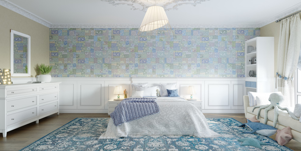 Визуализация детской для девочки "Пэчворк"