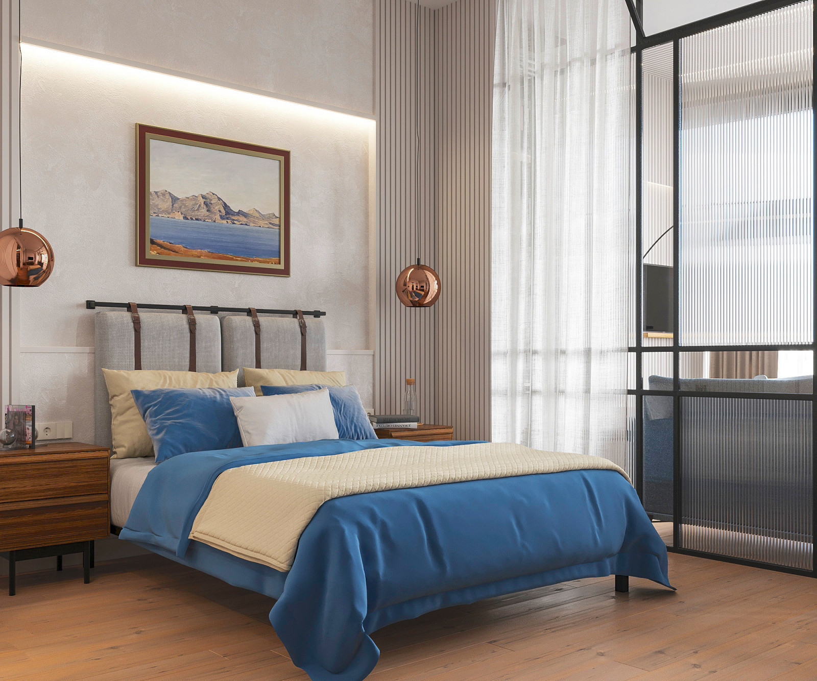 Оранжевое настроение. Квартира с панорамным видом 70 кв.м. в ЖК Дыхание