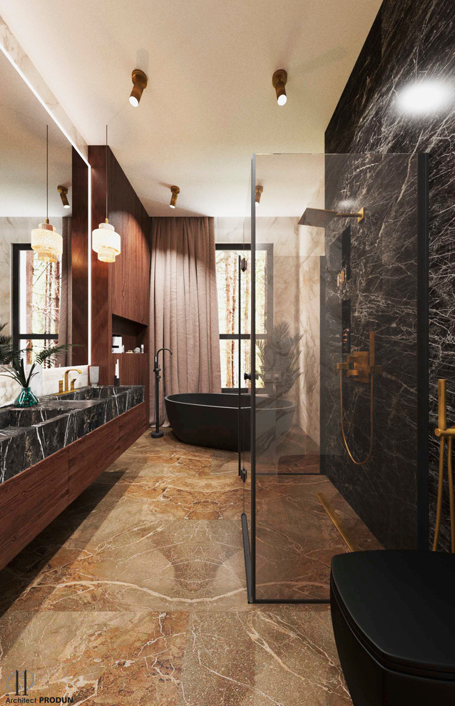 Ванная 2 этаж загородного дома