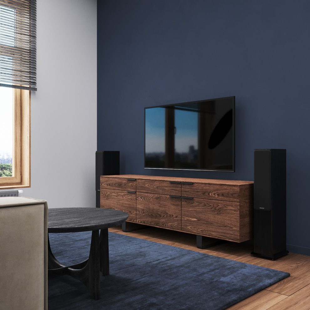 Квартира в темных тонах