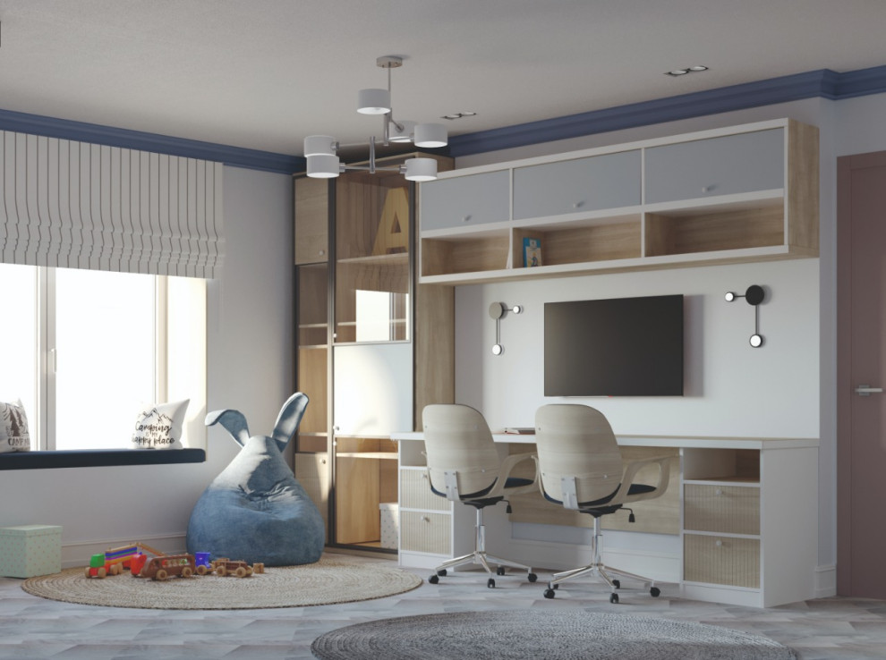 Двухуровневая квартира "Золотые блики" г.Москва